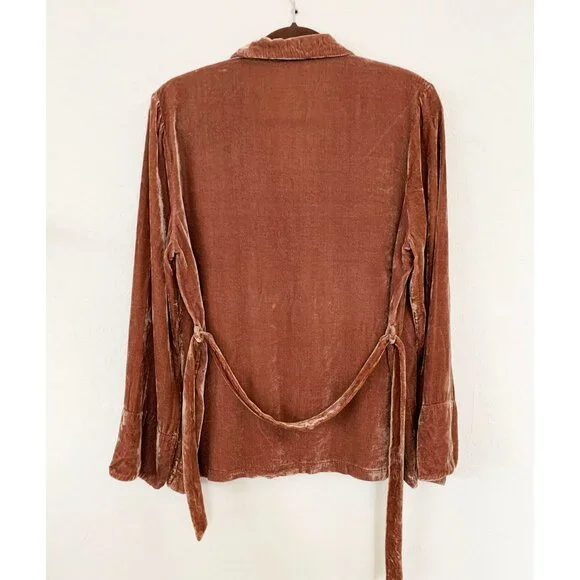 Mes Demoiselle GIACOMO Powder Velvet Shirt - Picture 6 of 10